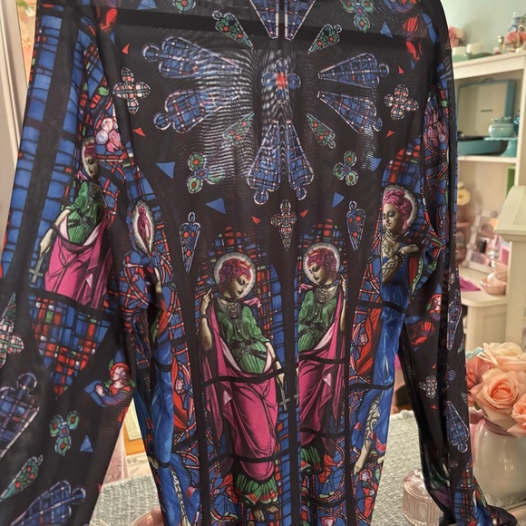 Current Mood Multicolor Abstract Top - Picture 5 of 6